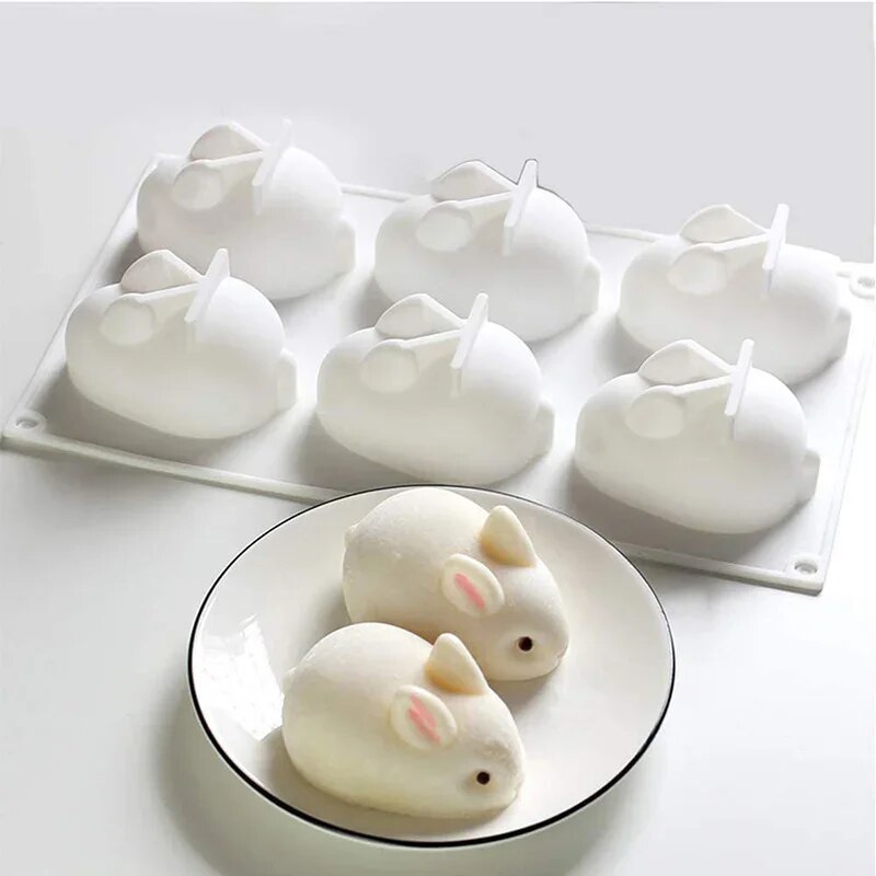 Bunny Cake Mold - Moule en silicone en forme de