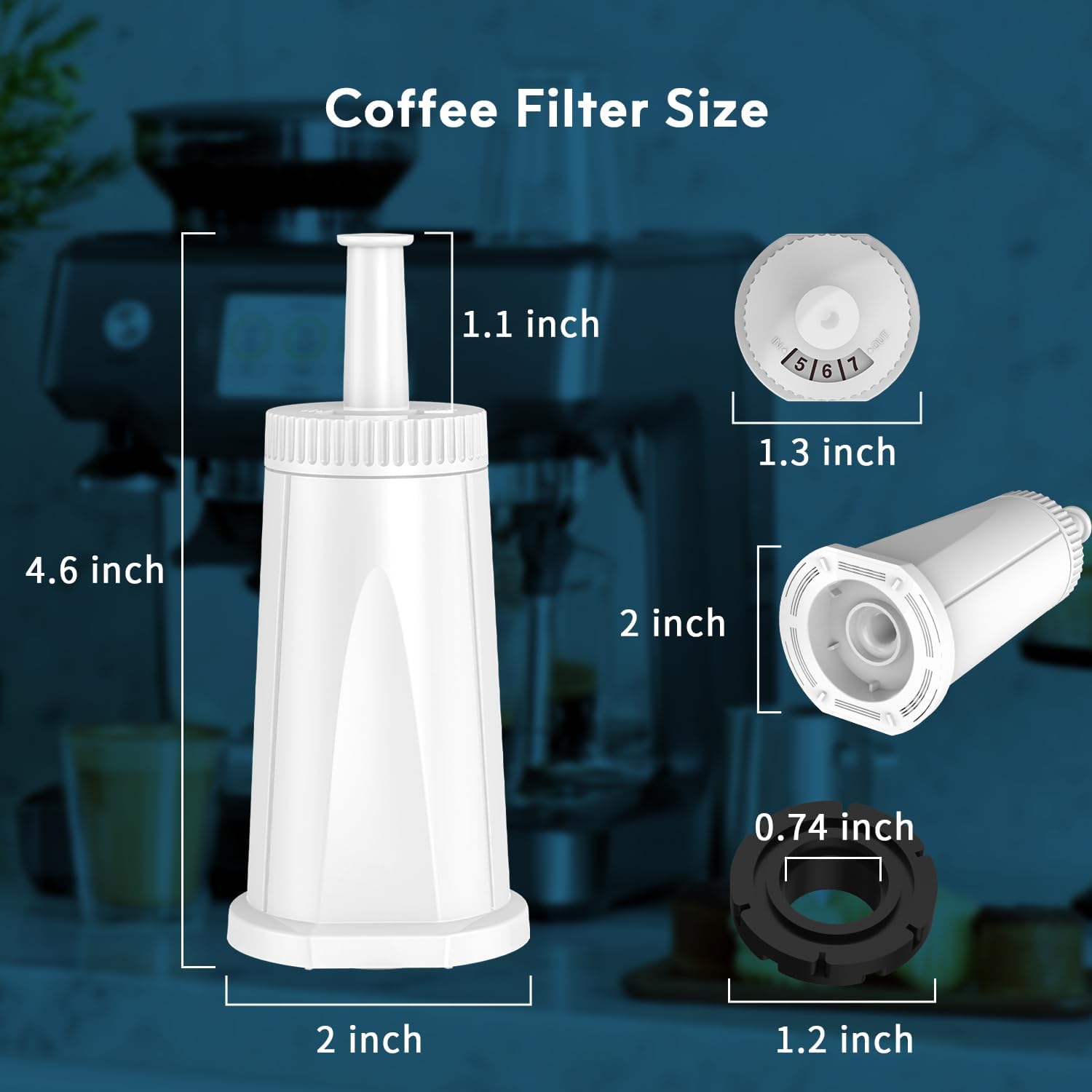 Filtre à eau de remplacement p - Breville Espresso Barista Touch avis et prix