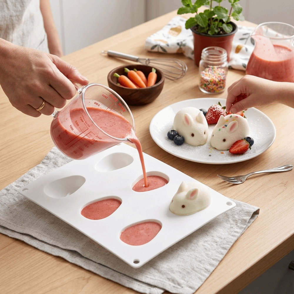 Moule à gâteau en silicone 3D  - Bunny Cake Mold avis et prix